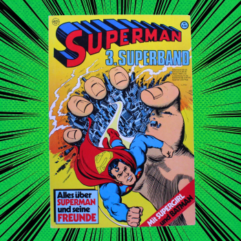 Superman 3. Superband 1978 Ehapa Batman Supergirl Poster | Hoppla-Stuff